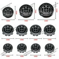 thumbnail image 2 of 7Pcs Front Hood Emblem 82mm For Thunder all black model Rear Badge 74mm Wheel Hub Cap 56/68mm Steering Wheel Sticker 45mm 56mm Bmw F Other models, 2 of 6