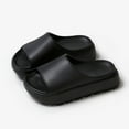 thumbnail image 2 of QHFBli Women's Platform Slides Sandals Ultra Comfort with Cushion Thick Sole, 2 of 5