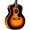 Antique Burst, variant on Guild F-512E Acoustic-Electric Maple Jumbo, Off-White