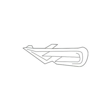 Genuine OE Volkswagen Outer Grille - 7P6-854-661-D-041