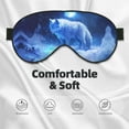 thumbnail image 3 of Eye Sleep Mask for Women Men - Mystical Winter Wolf Adjustable Soft Buckle Travel Eye Masks for Sleep Mask Blackout, Sleeping Mask for Women Men, Funny Blindfolds for Party Games, 3 of 5