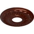 thumbnail image 3 of Ekena Millwork 11 3/4"OD x 3 5/8"ID x 1"P Blackthorn Ceiling Medallion (Fits Canopies up to 4 7/8"), Hand-Painted Antique Copper, 3 of 7