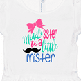 thumbnail image 4 of Inktastic Middle Sister to a Little Mister Girls Baby Dress, 4 of 5