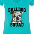 thumbnail image 4 of Inktastic Dog Bulldog Squad Women's V-Neck T-Shirt, 4 of 5