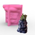 thumbnail image 2 of de Silicona para Cabeza Humana 3D, Herramienta de Decoración para El Hogar, para Macetas, Portalápices , B B mayimx Molde de portalápices de jarrón, 2 of 9