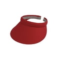 thumbnail image 1 of TopHeadwear Visière Sport en Coton Sergé à Clipser 3.5 Pouces Large Bord, Rouge, 1 of 2