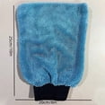 thumbnail image 2 of MMJ Car Washing Mitt Microfiber Scratch Free Absorbent Cleaning Glove Vehicle Window Furniture Wiping Towel, 2 of 6
