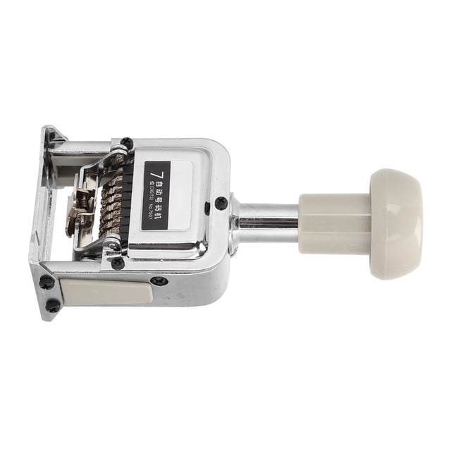 Automatic Numbering Machine, Automatic Coding Machine, 7-Numder Seal Automatic Inking and Automatic Code Skipping for Office Equipment School Supplies