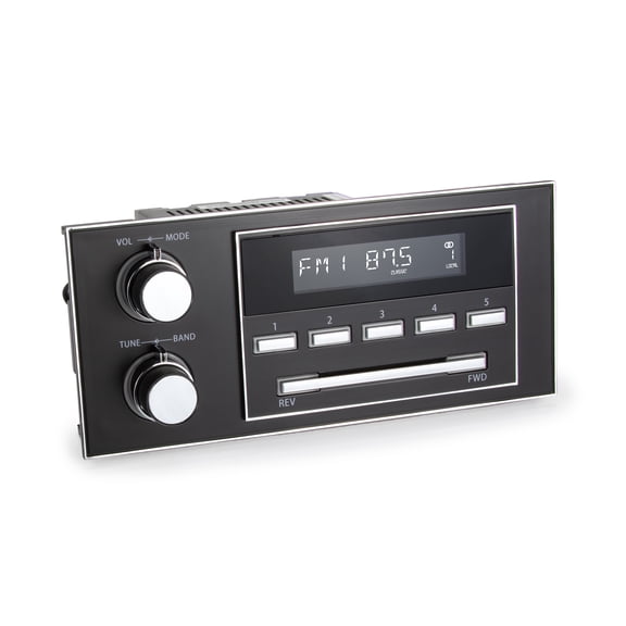 RetroSound New York 1.5 DIN Direct-fit Radio Stereo AM/FM AUX Compatible with 1985-89 GMC Safari Van
