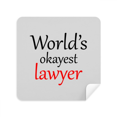 thumbnail image 1 of World's Okayest Lawyer Best Quote Cleaning Cloth Screen Cleaner Suede Fabric 2pcs, 1 of 2