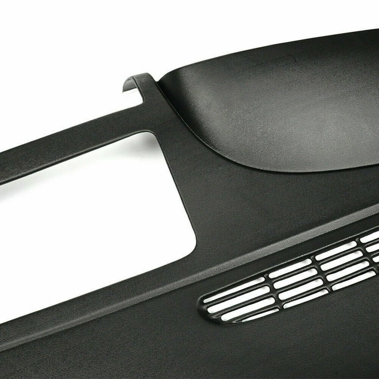Black Dash Cover For 2007-2013 Silverado 1500 LS LT 1-Piece Textured Overlay