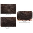 thumbnail image 4 of Tupé De Cabello, Repuesto De Pieza De Cabello Y Esponjoso Para Hombres, De Moda Para Caballeros Para La Vida Diaria, 4 of 7