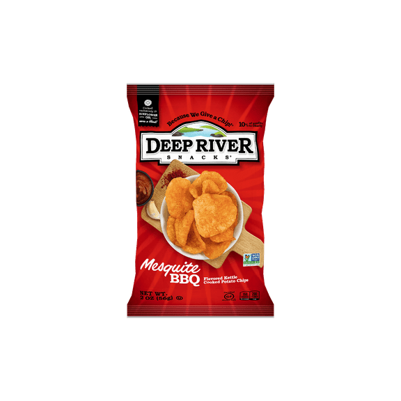 Mesquite BBQ Kettle Chips, 2oz, 24 Ct