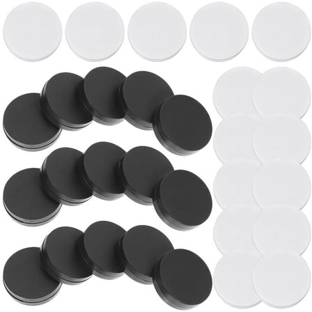 UPOUART 30 Pieces Round Chess Board Game Pieces Assorted Colors Game Accessories Set