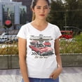 thumbnail image 4 of Ford 1963 Thunderbird 390 Women's V-Neck T-shirt Vintage Sport Roadster Classic American Convertible Retro Muscle Car Tee, 4 of 7