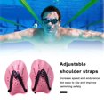 thumbnail image 3 of Mightlink 1 Pair Swim Training Hand Paddles with Adjustable Straps Lightweight Swimming Hand Paddles for Children Adult, 3 of 6