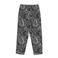 thumbnail image 5 of Goofa Snake Printed Soft Pajama Pants for Women, Wide Leg Comfy Casual Lounge Yoga Pants-Medium, 5 of 9