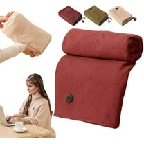 Portable Heated Shawl, 2026 New Portable Heated Blanket Shawl Wraps for Women, 60"X 31" Cordless Heated Blanket with 3 Heating Levels for Home Camping Travel(Wine)