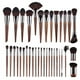 thumbnail image 2 of Juego de brochas cosméticas profesionales con lana de fibra de lujo para entusiastas de las herramientas de belleza, 2 of 6