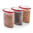 thumbnail image 3 of Rubbermaid Premium Modular Food Storage Containers, BPA-Free, Stackable Design, Ideal for Cereal, Pasta, and Dry Goods, 18 Cup, Set of 2, 3 of 5