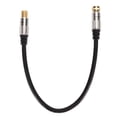 thumbnail image 3 of Cable tipo F, conector macho a hembra chapado en oro, cable coaxial de vídeo y sonido digital para módem HDTV CATV, receptor de satélite, 3 of 10