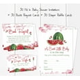 thumbnail image 3 of Inkdotpot Set Of 30Gender Neutral Baby Shower Invitations-Diaper Raffle Tickets And Baby Shower Book Request Cards Watermelon Invites Its A Boy Its A Girl, 3 of 8