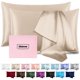 thumbnail image 1 of Juego de 2 Fundas de Almohada Casbrove de Seda Morera King Champagne, 1 of 7