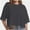 Deep green, variant on Women's Comfy Basic Workout Gym Short Sleeve Crop Tops Casual Loose Oversized T-Shirts