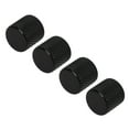thumbnail image 4 of Potentiometer Knob, Professional Wide Compatibility Bass Knob Easy Installation 4Pcs  For Replacement Silver,Black,Gold, 4 of 8