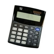 Pen + Gear 12 Digit Mini Desktop Calculator, Black, Office