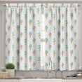 thumbnail image 2 of Ambesonne Ice Cream Valance & Curtain, Summer Dairy Dessert, 55"x36", Multicolor, 2 of 6