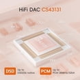 thumbnail image 3 of Reproductor MP3 HiBy R1 HiFi Bluetooth 5.1, 2 TB, audio de alta resolución DSD 256, 3 of 7
