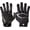 Black Topo, variant on Football Gloves - Day Football Receiver Gloves with High Tack Grip, Support and Protection, Adult & Youth