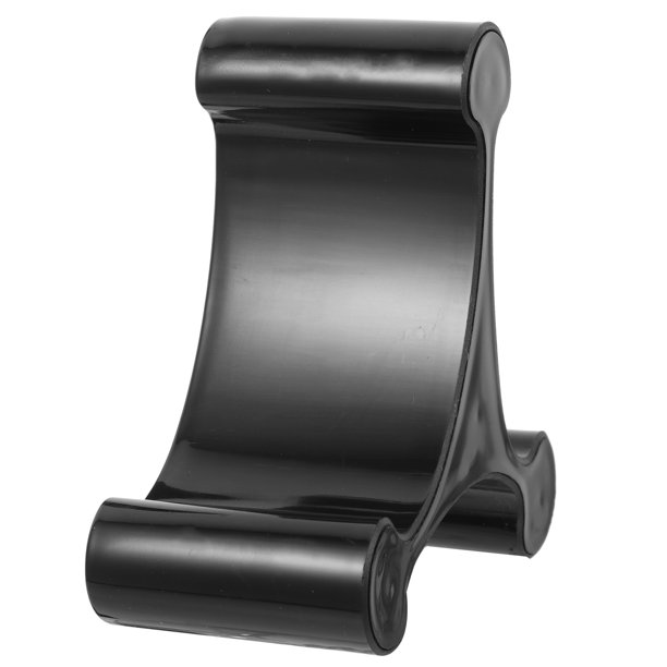unbranded Soporte Para Teléfono Triangular De Escritorio En Plástico PP Negro Con Estructura Estable Y Práctico