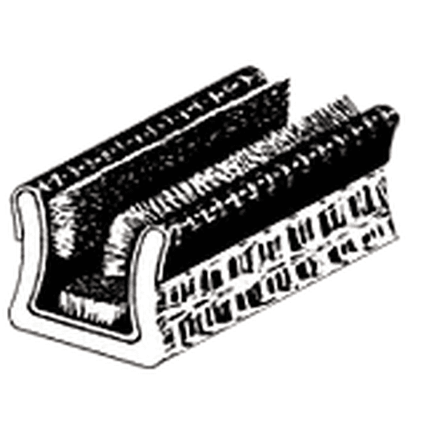 CRL 21114541901C 9/16" x 9/16" Universal Single Unbeaded Flexible Glass