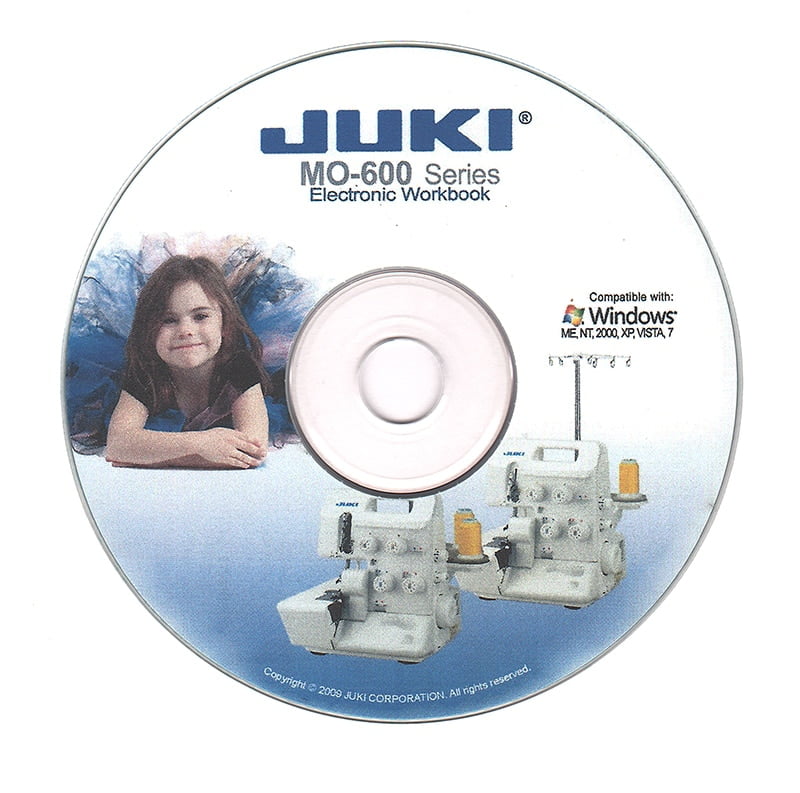 Juki MO600 Series Instructional Interactive Electronic Workbook CD