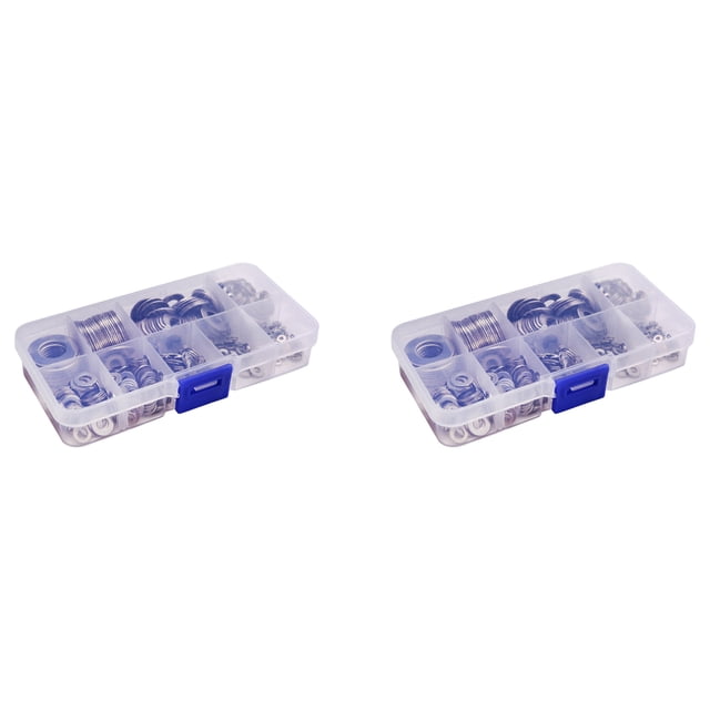Juego de Arandelas Planas de Acero Inoxidable 1160 Piezas, 9 - M2 M2.5 M3 M5 M6 M8 M10 M12