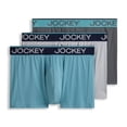 thumbnail image 1 of Jockey Men's Chafe Proof Pouch Microfiber 3" Trunk - 3 Pack, 1 of 5