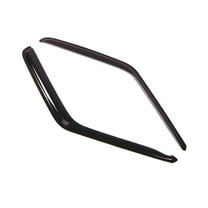 Tuningpros LGWV2-358 Window Visor Light Tinted 4 Pcs Set For 2004-2015