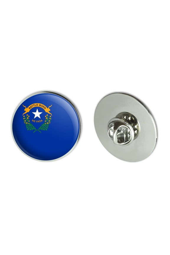 Nevada State Flag Metal 1.1" Tie Tack Hat Lapel Pin Pinback