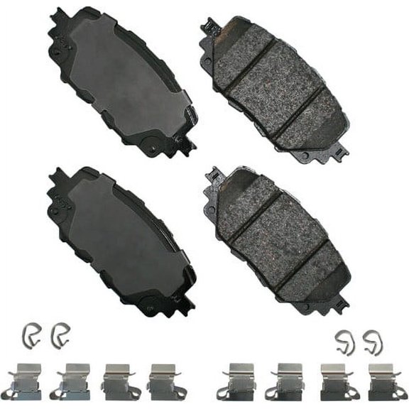 Akebono ACT1903 Disc Brake Pad Kit Fits select: 2016-2021 MAZDA MX-5 MIATA, 2017-2020 FIAT 124 SPIDER