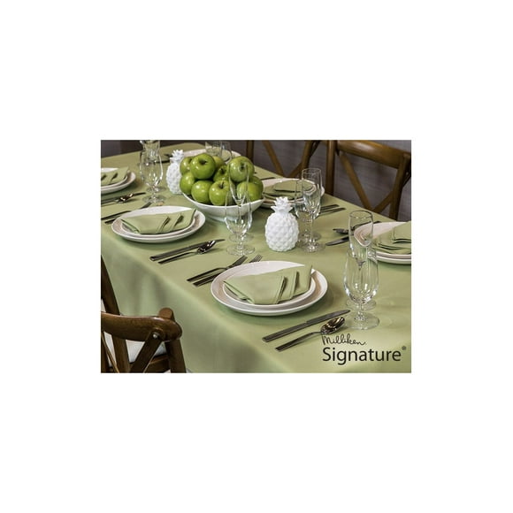 Table Cloth 54"x114" Fabric 6.4 oz. Spun Filament Polyester "Signature" color DARK 2/ Pack