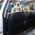 thumbnail image 5 of XYZCANDO Dog Paw Print Terry Cloth Car Seat Covers Anti-Slip, for Van Truck Seat Automotive Suitable for Trucks Cars, 5 of 9