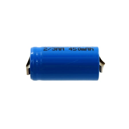 Rechargeable Battery 2/3AA NiCd with Tabs for Solar Light FAST USA