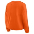 thumbnail image 3 of Women's Fanatics Orange Philadelphia Flyers Oversized All Out Effort Long Sleeve Henley T-Shirt, 3 of 5