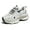 Gray, variant on Women Sneakers 2025 New Retro Thick Sole Dad Shoes Lace Up Lightweight Running Shoes Mesh Casual Non Slip Breathable Walking Shoes
