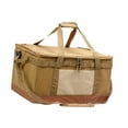 thumbnail image 4 of Bolsa de almacenamiento para acampar, bolsa de mano utilitaria, 60 l, portátil, de tela Oxford, extraíble, organizador de maletero para mochileros al Caqui, 4 of 8