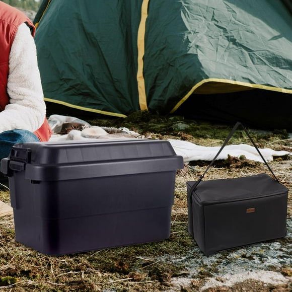 Cooler Bag Congelador Jarra de agua Refrigerador Mantener caliente Actividades libre Comida Cajas térmicas aisladas para canotaje Bolsas Negras 50L DYNWAVEMX enfriador aislado