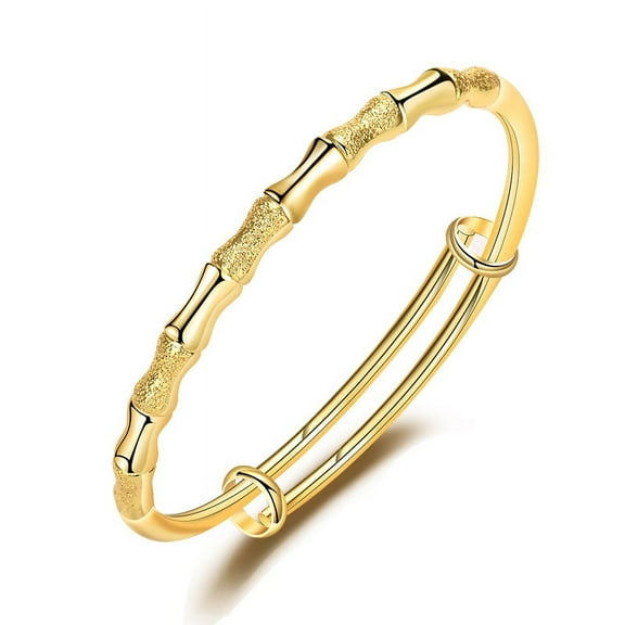 925 sterling silver charm Vintage Bamboo bracelets Bangle for women fashion party wedding accessories jewelry gift