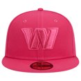 thumbnail image 2 of Men's New Era Pink Washington Commanders Color Pack 59FIFTY Fitted Hat, 2 of 5